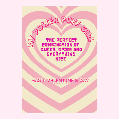 Powerpuff Girl Valentine's Day Card