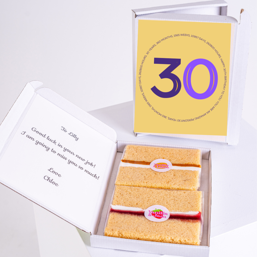 Farewell cake for Lilly's new job with 30 design.
