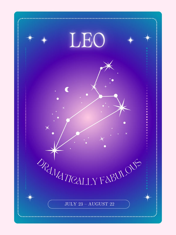 Stars Aligned for a Leo Celebration Cake Card, just because