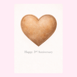 3rd anniversary cake cards