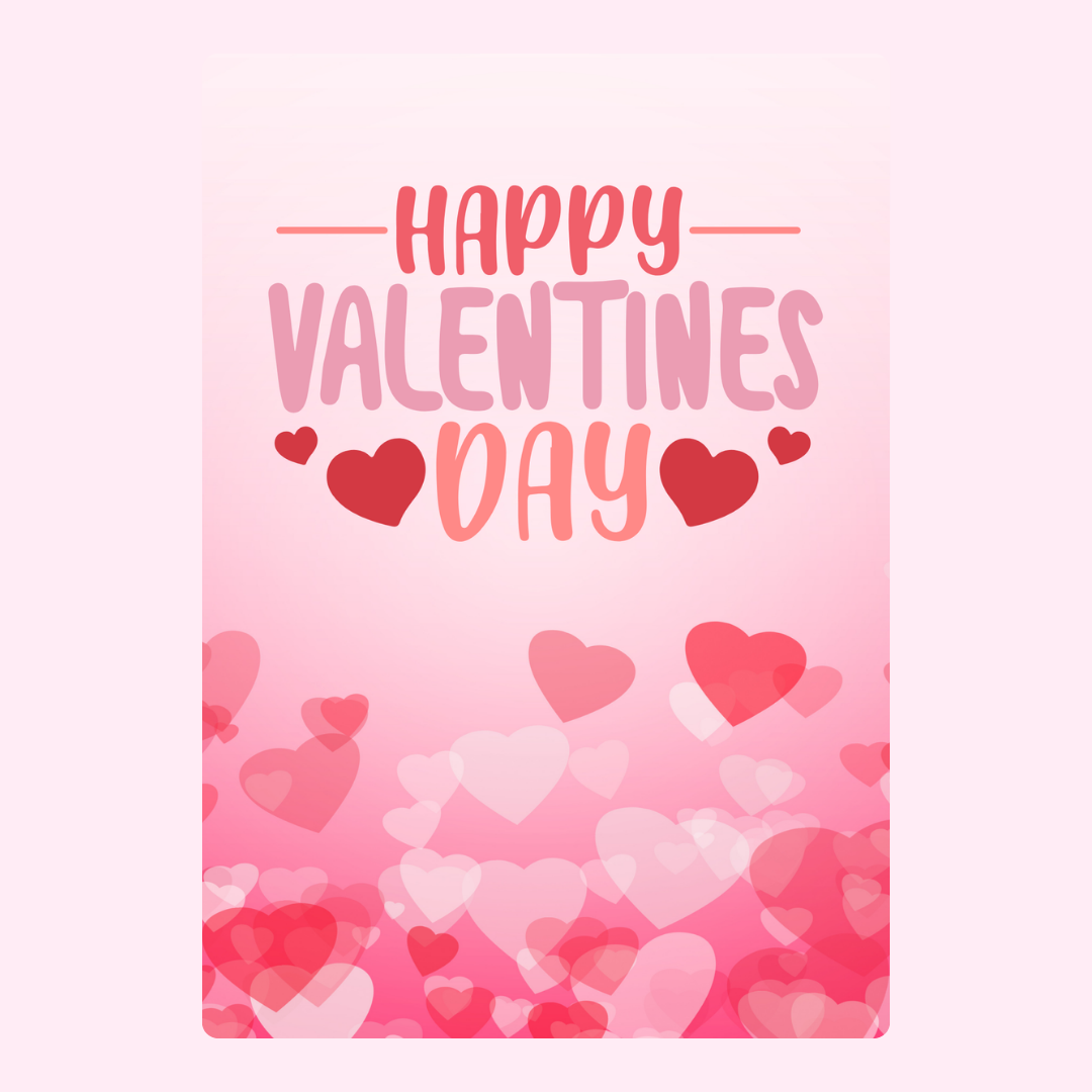 Happy Valentine's Day card with hearts (13_d19e091c)