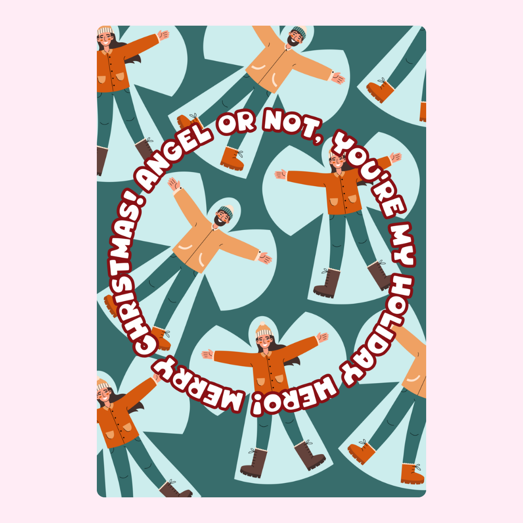 Merry Hero! angel design.