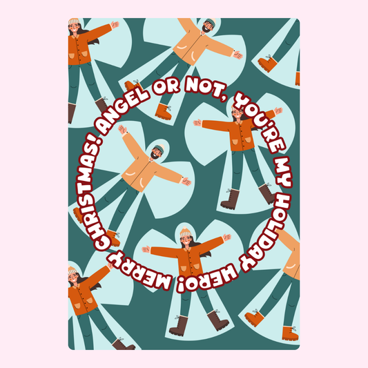 Merry Hero! angel design.