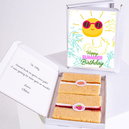 Summer birthday cake gift for Lilly