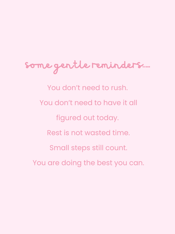 Some Gentle Reminders Cake Card, just because