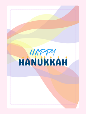 Happy Hannukah - Waves