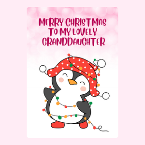 To My Lovely Granddaughter