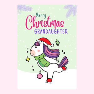 Merry Christmas Cute Pony