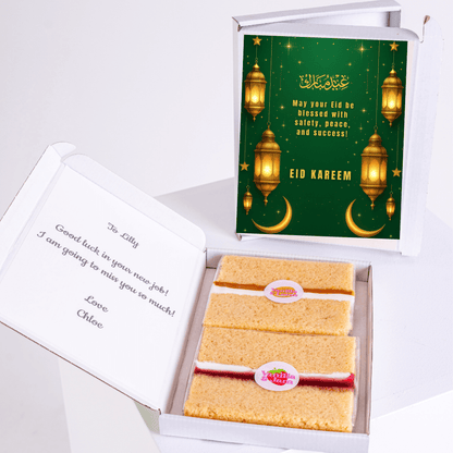 Eid Kareem cake gift box for Lilly