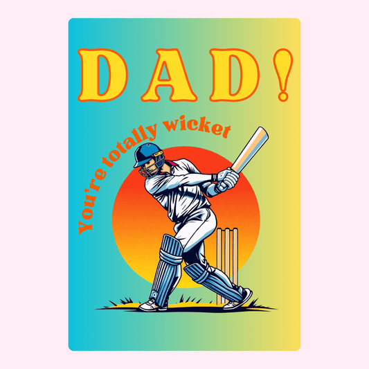 Cricket card for dad