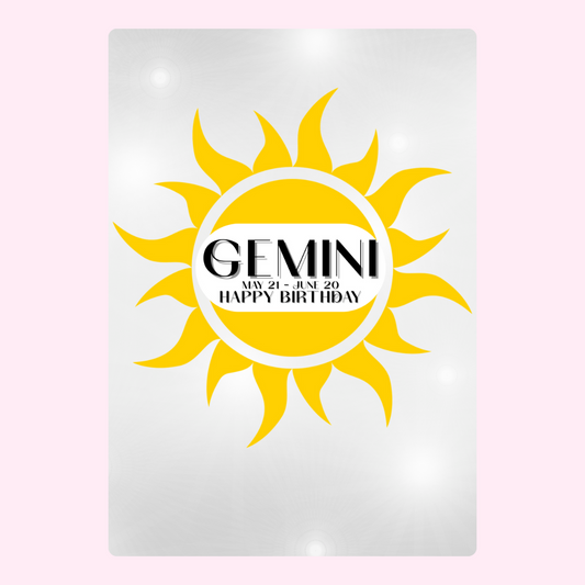 Gemini Happy Birthday