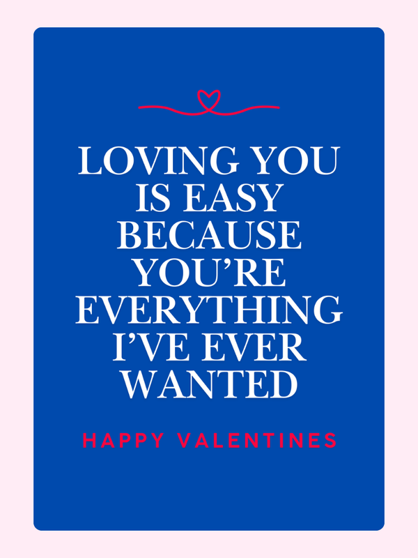 Loving You is Easy