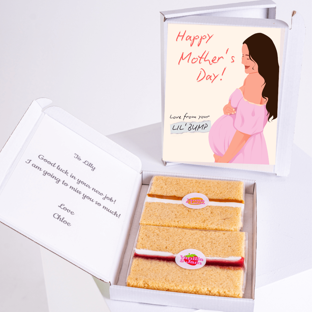 Mother's Day card & cake gift from Lil' Bump for Lilly.