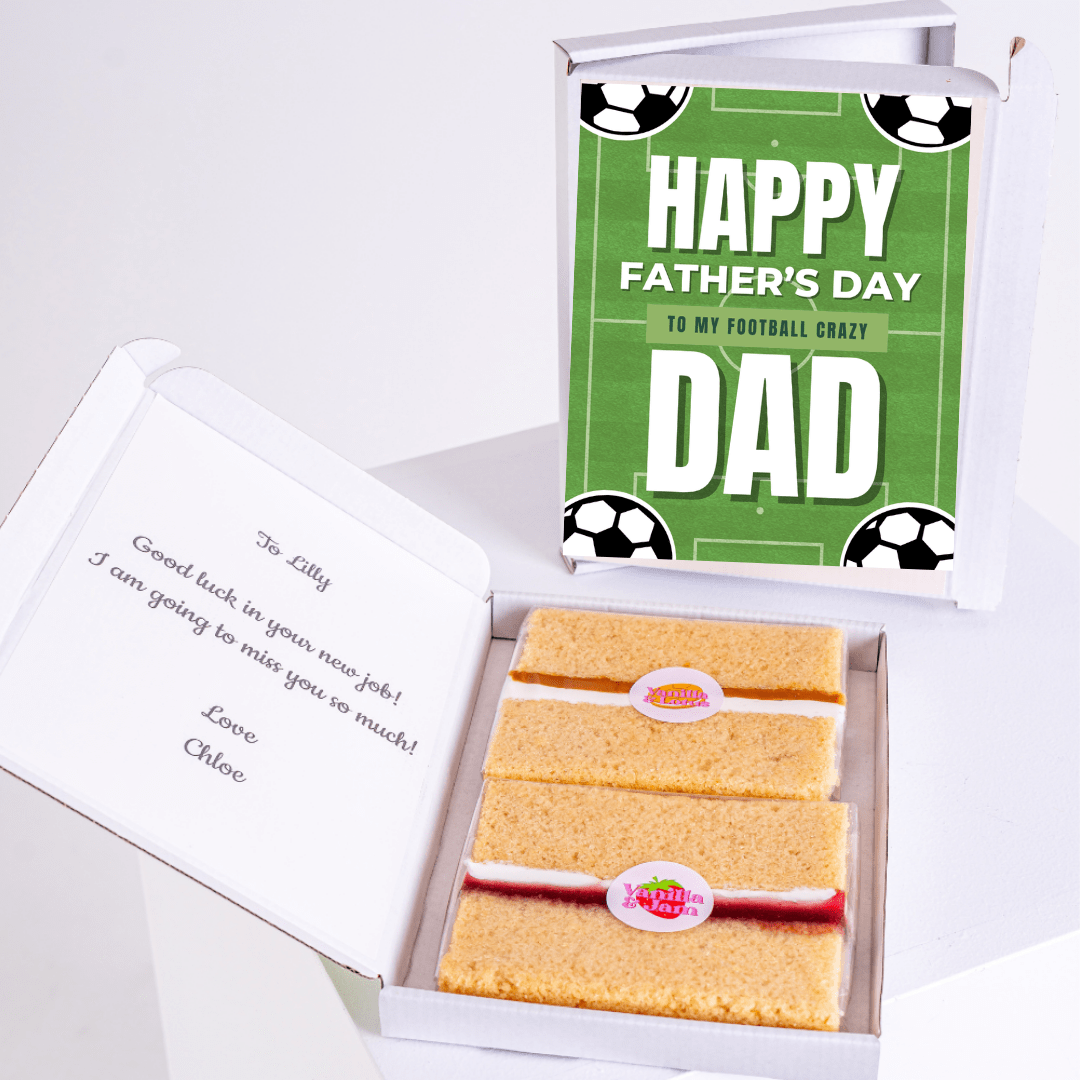 Father's Day cake for football-loving dad