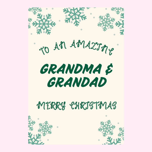 To An Amazing Grandma and Grandad