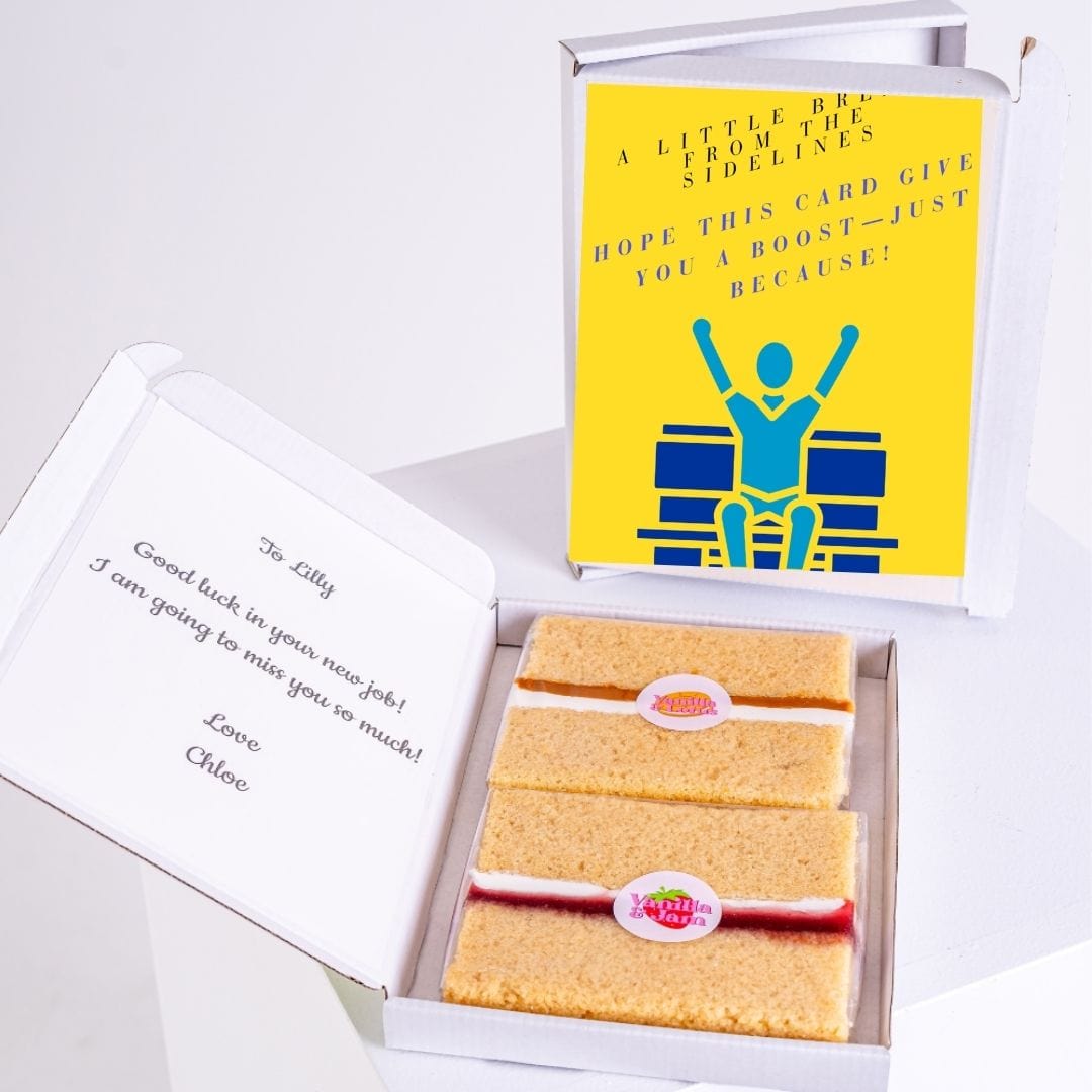 Get well soon card with shortbread for Lilly from Chloe