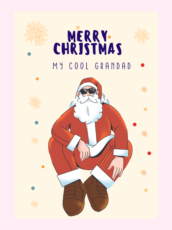 My Cool Grandad Cake Card, for grandparents