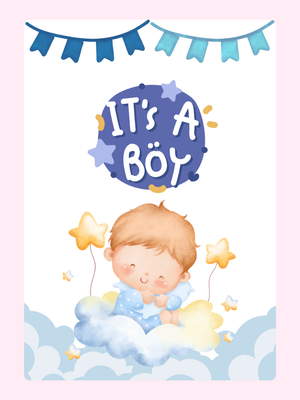 It's A Boy - Blue