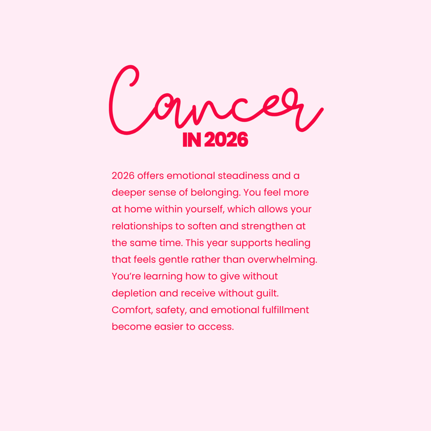 Cancer 2026