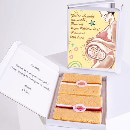 Mother's Day card and cake gift box for Lilly