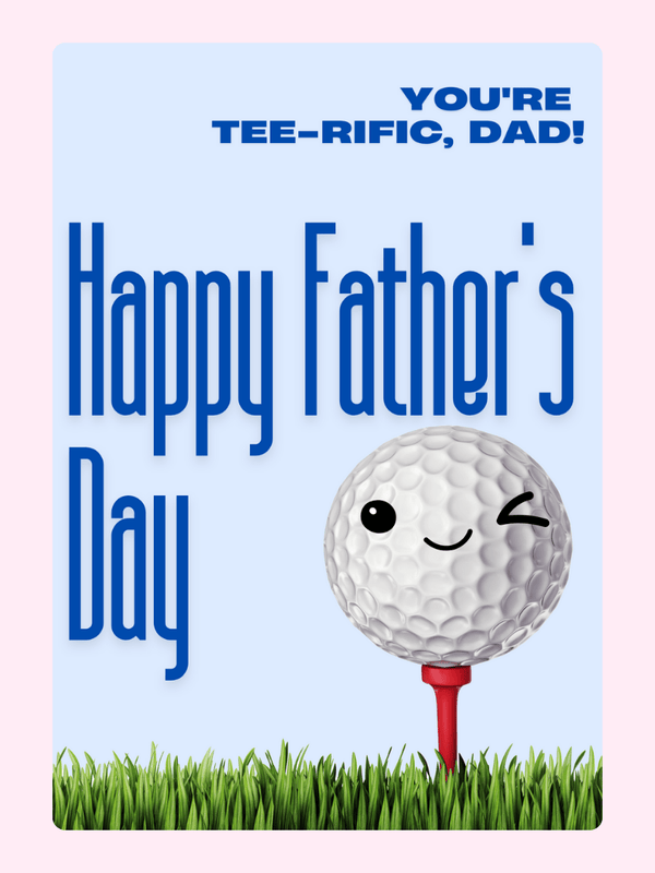 You're Tee-Rific Cake Card, Father's Day