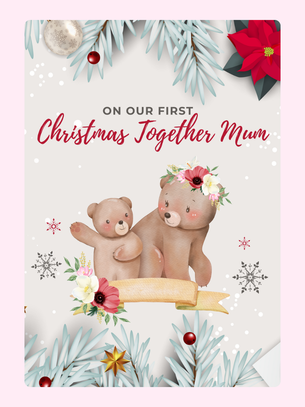 First Christmas Together with bears