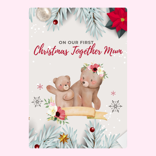 First Christmas Together with bears