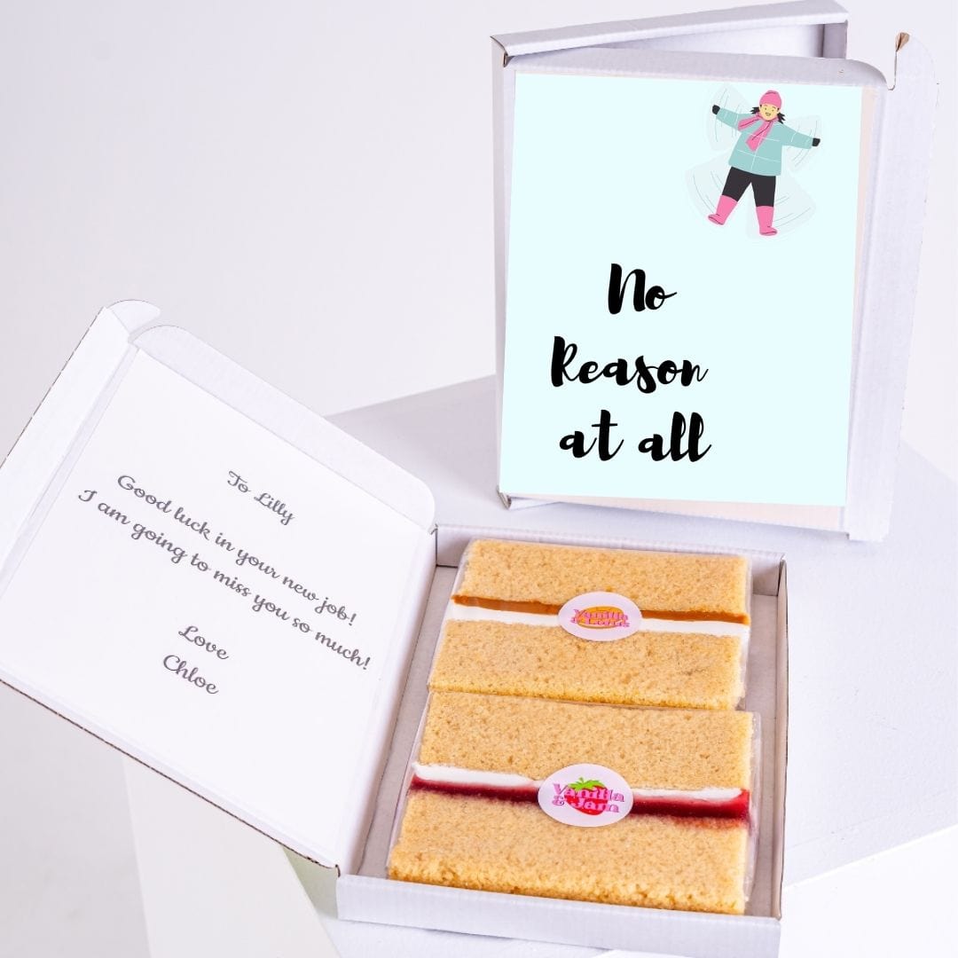 No reason at all card & farewell message.