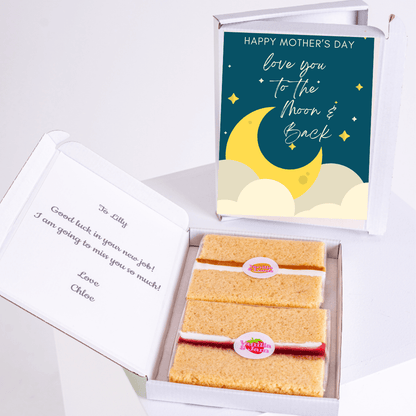 Mother's Day cake gift with card Love you to the Moon & Back