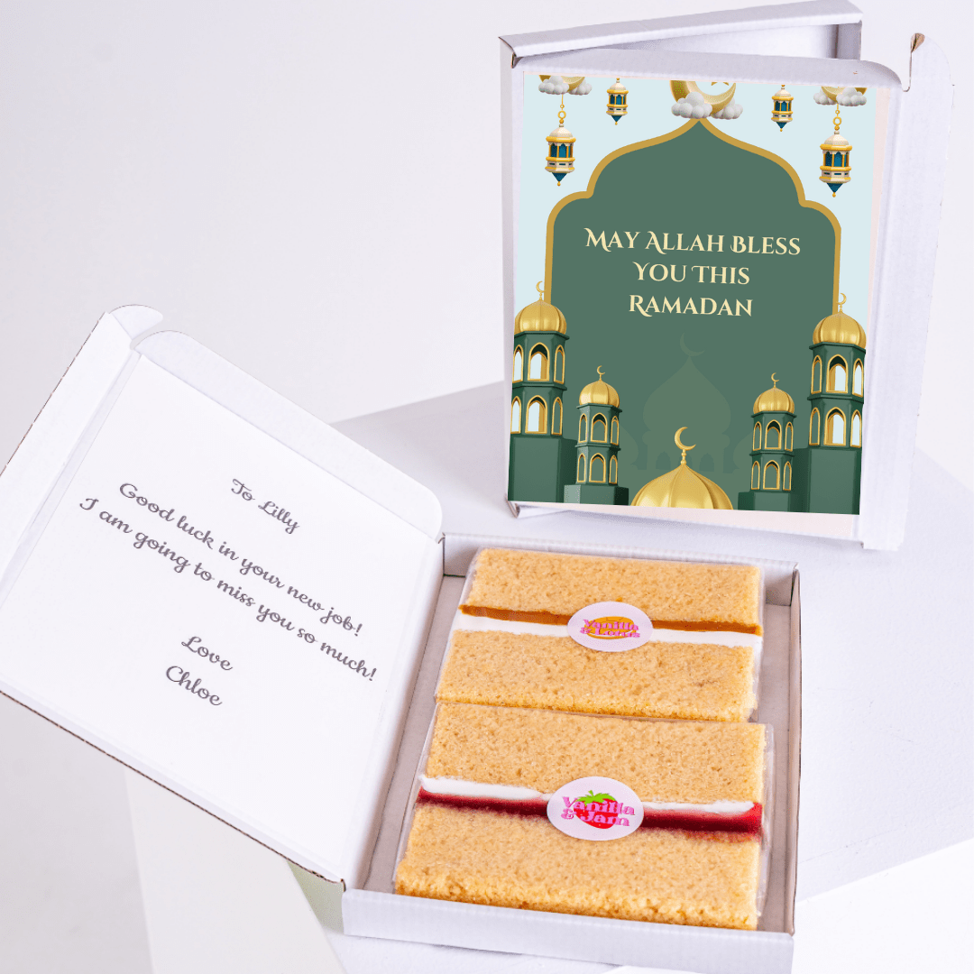 Ramadan cake gift box for Lilly