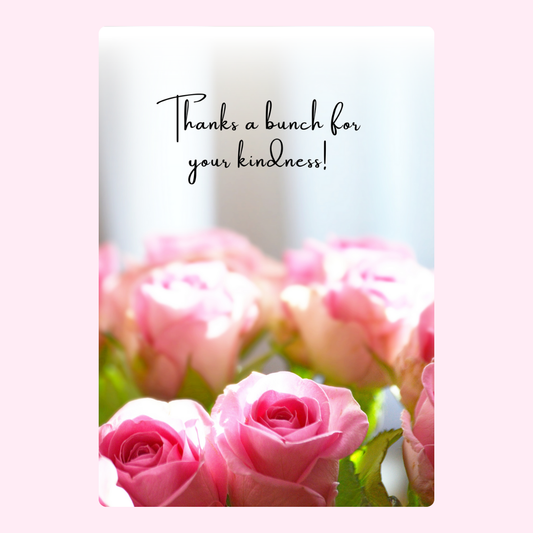Thank you card with pink roses - 18_c38749c6