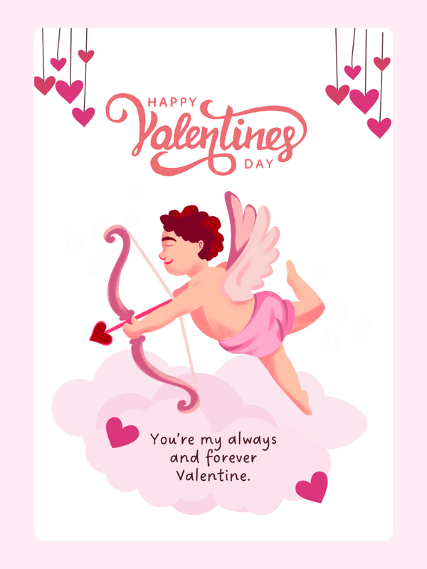 Happy Valentine's Day card with Cupid - 18_cb28a440