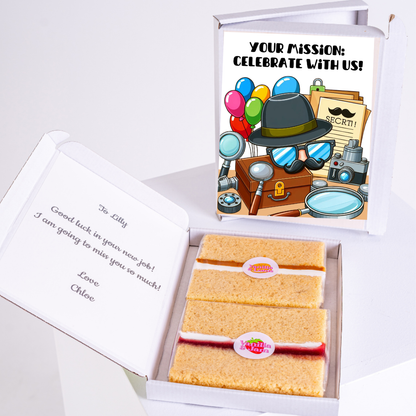 Farewell cake gift box for Lilly - Celebrate with us!
