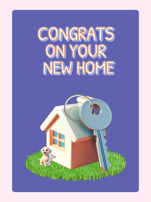 Congrats On Your New Home - Key