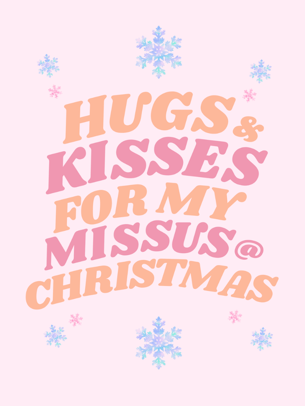 Hugs And Kisses Cake Card