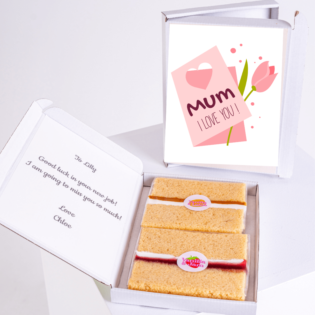 Gift box with cake, card says Mum I Love You - 19_0f78f604-e82a