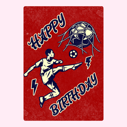 Happy Birthday (Red Background)