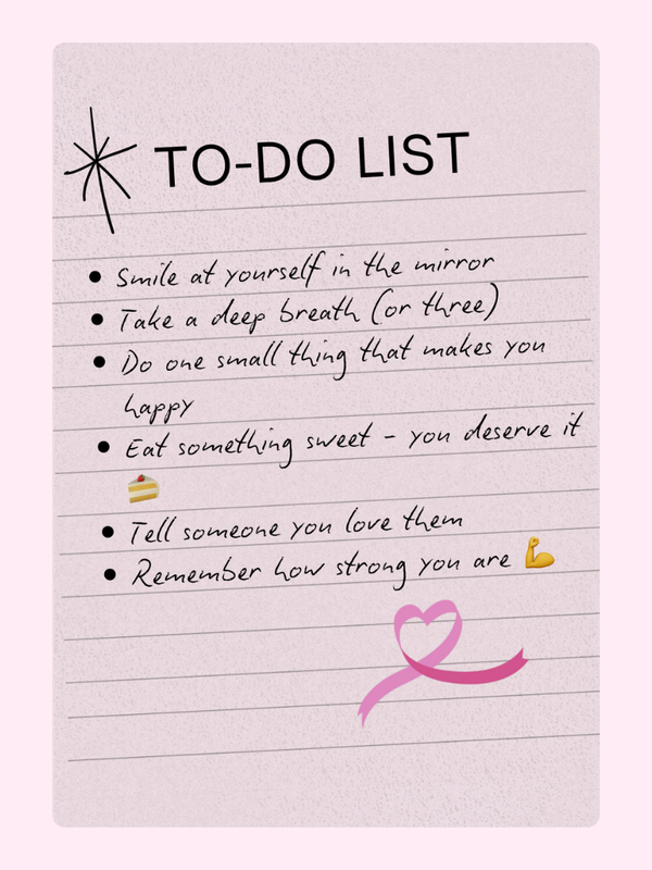 To Do List Cake Card, thinking of you