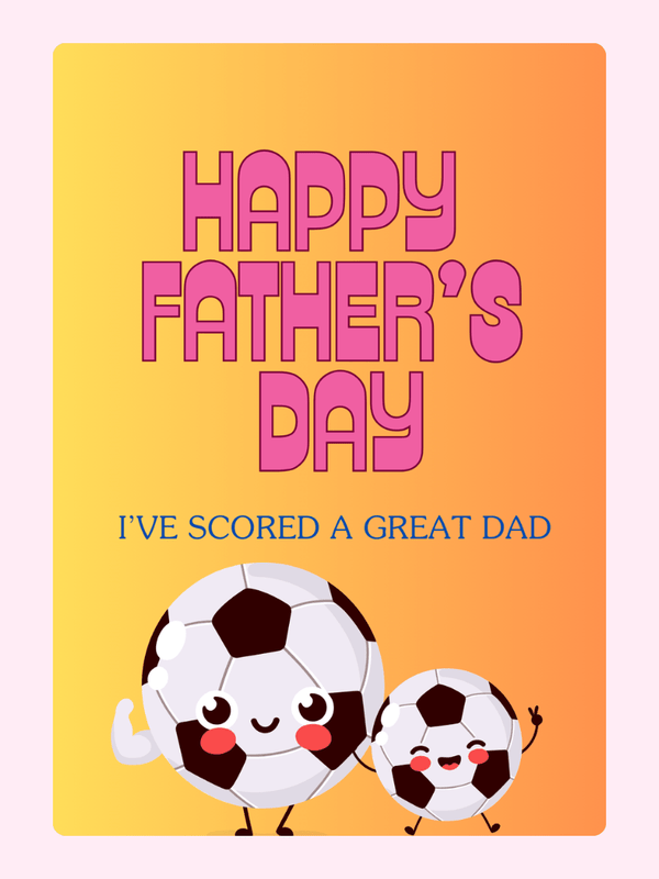 A Great Dad Cake Card