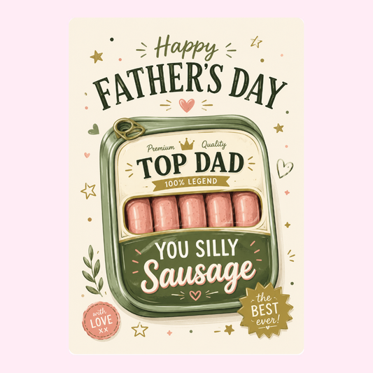 Silly Sausage Sweet Cake Card | MailBakes