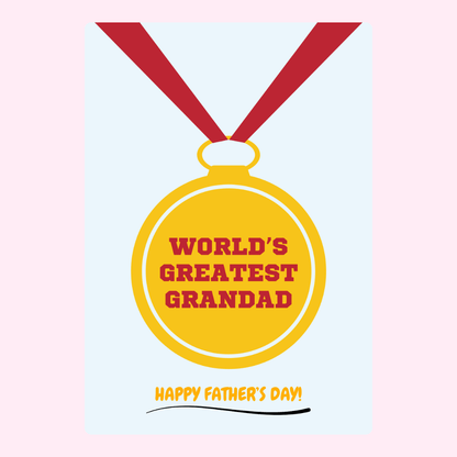 World's Greatest Grandad medal