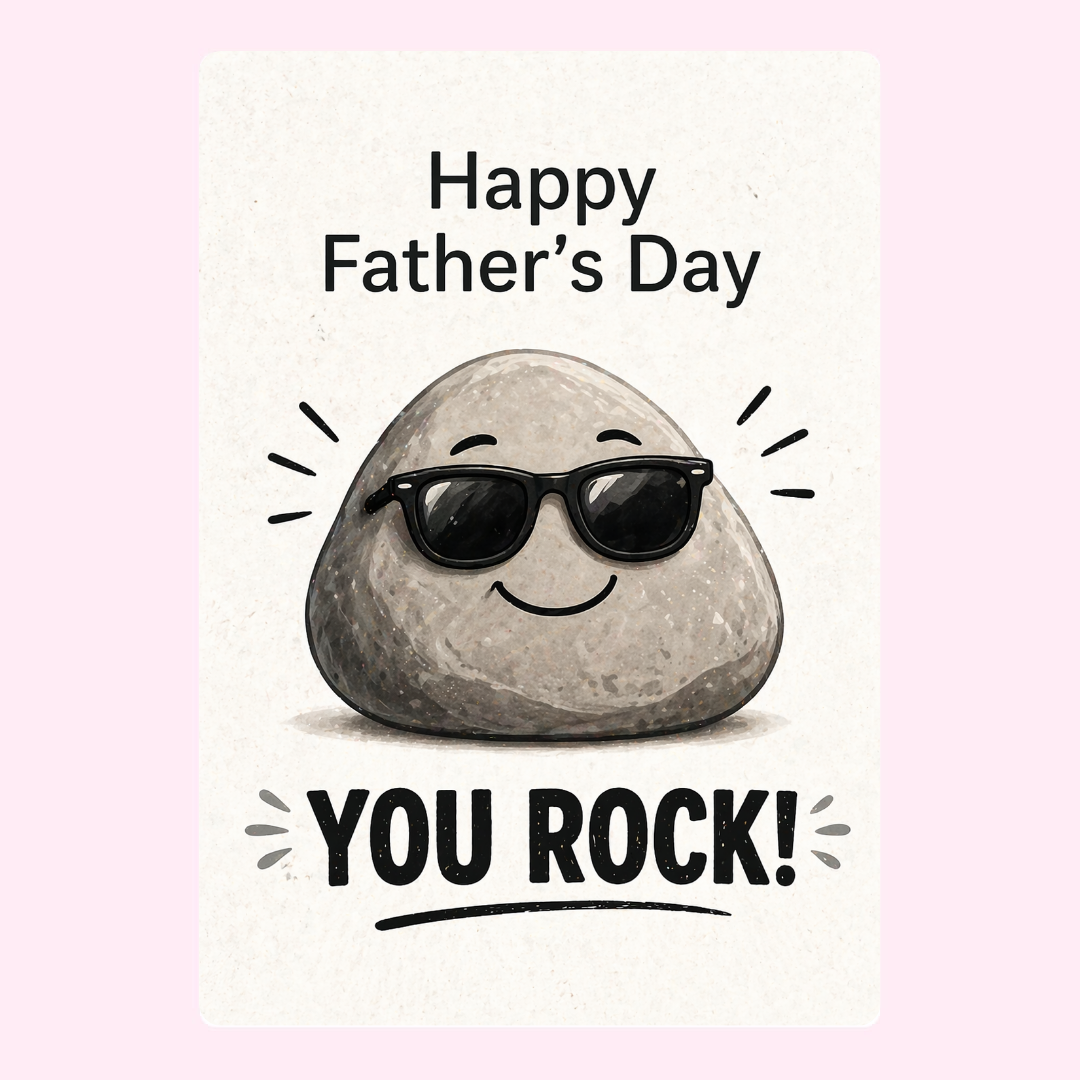 You Rock Father’s Day Cake Card | MailBakes