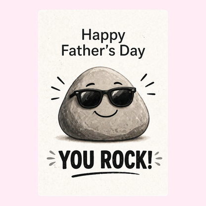 You Rock Father’s Day Cake Card | MailBakes