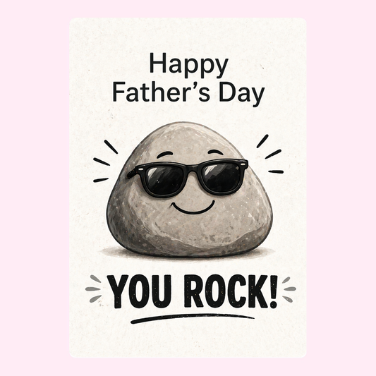 You Rock Father’s Day Cake Card | MailBakes