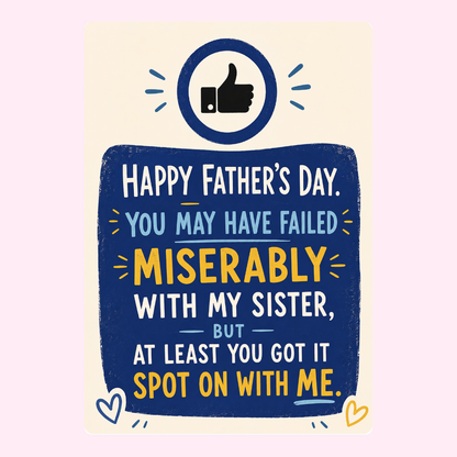 Spot On Favorite Child Cake Card | MailBakes