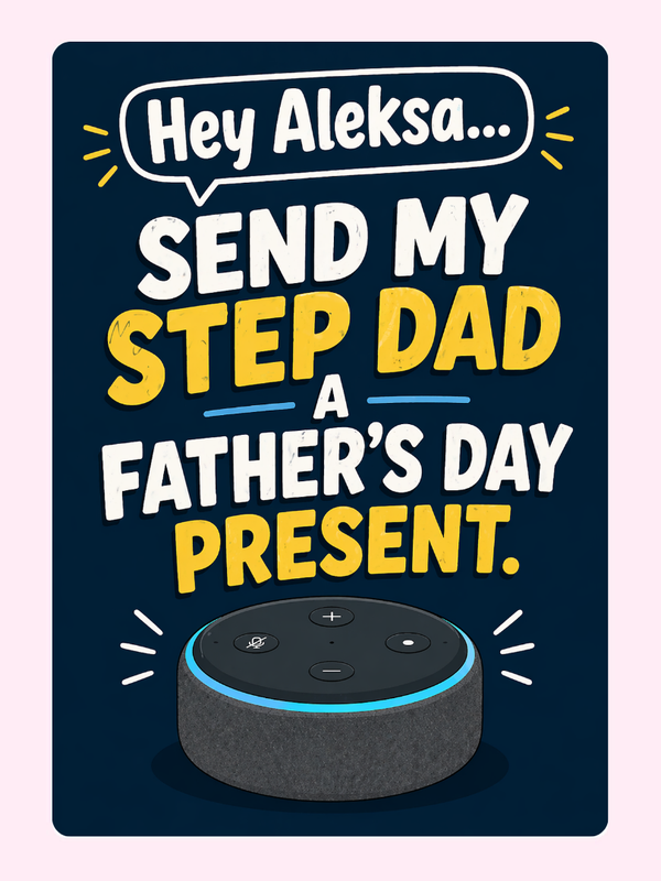 Modern Hey Aleksa Surprise Cake Card, for Dad