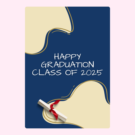 Graduation card for Class of 2025