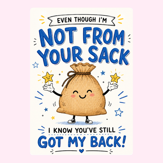 Got Your Back Sack Cake Card | MailBakes