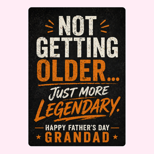 Always More Legendary Grandad Cake Card | MailBakes