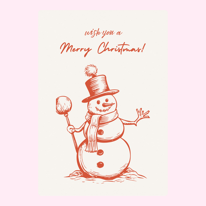 Red Snowman